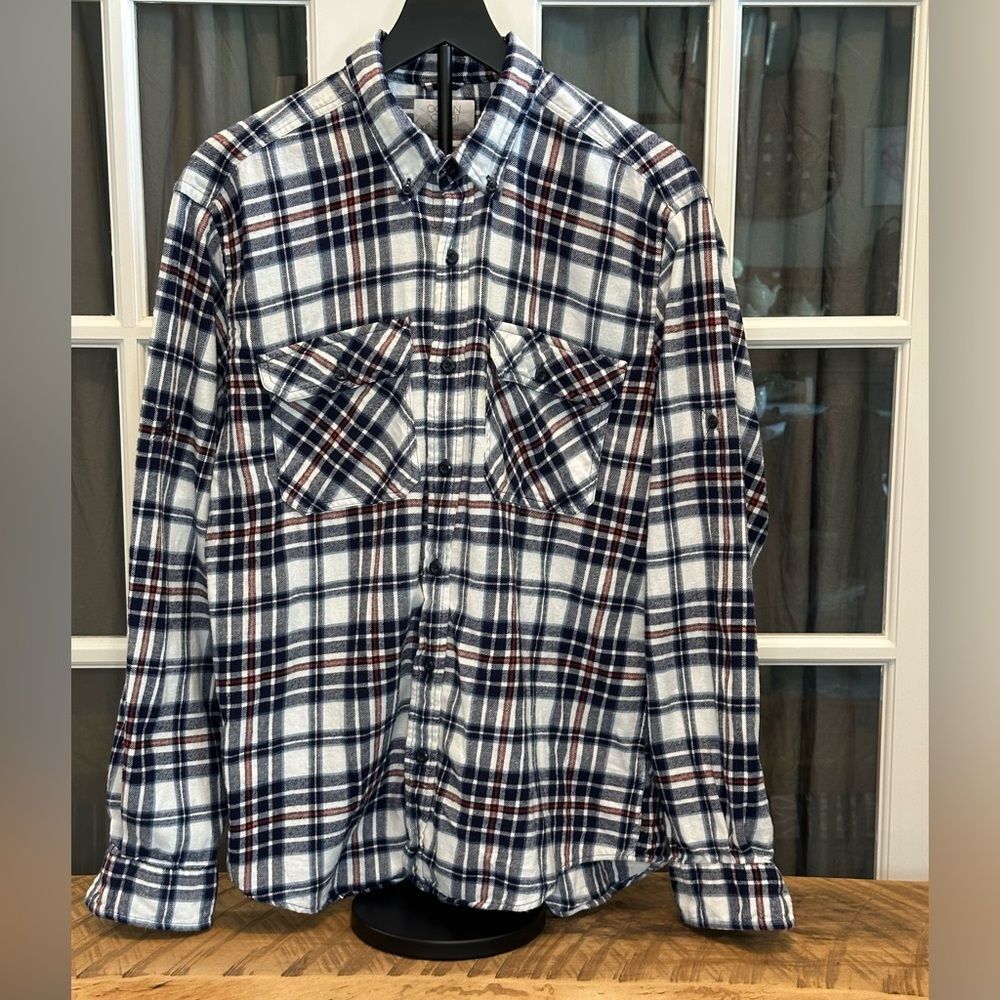 Ocean + Coast Long Sleeve or 3/4 Sleeve Flannel Button Down Shirt